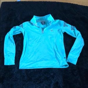 PINK half zip pullover